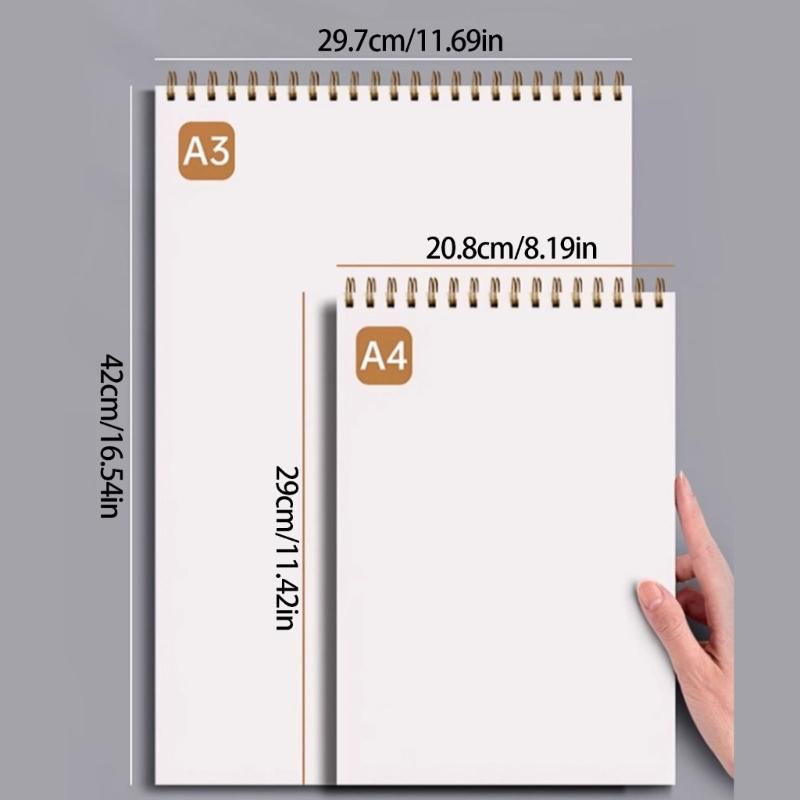 Drawing Pad Drawing Notebook 160gsm Paper Perfect For Mixed Media Sketching And Watercolor Painting Artist Grade