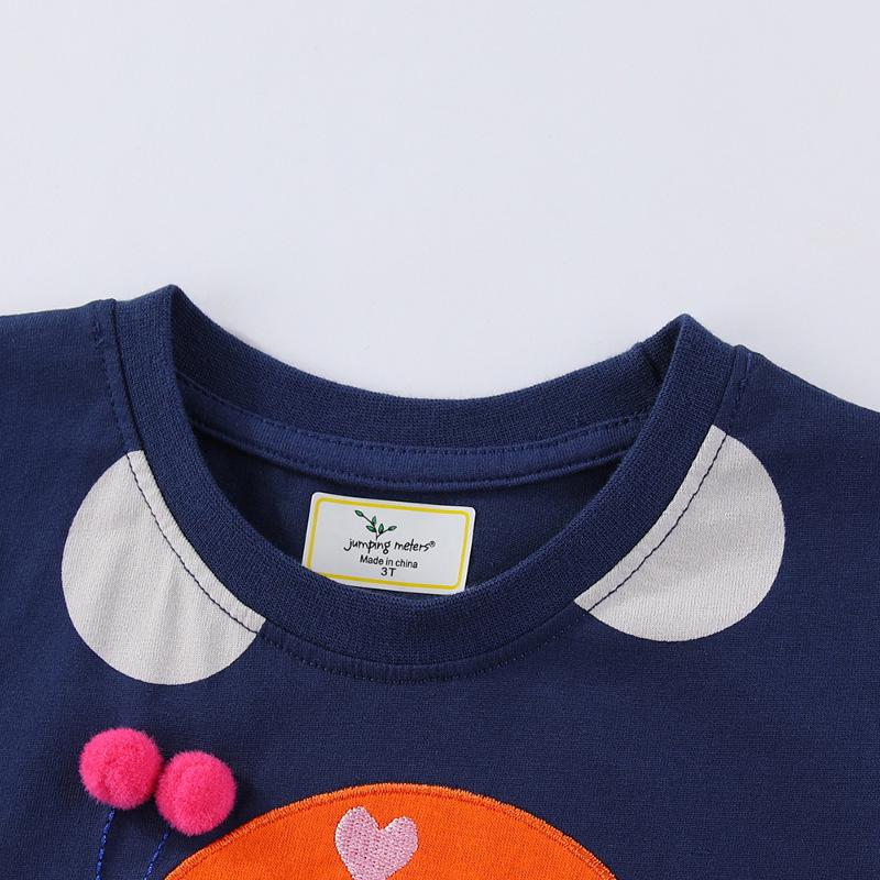 Girls' Summer 2026 Short Sleeve Embroidered Cotton Dress - European & American Style