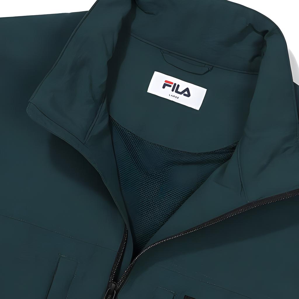 Fila SS23 Solid Color Zipper Printed Letter Jacket Men Jackets Light-Green FS2JKF1131X-PIG