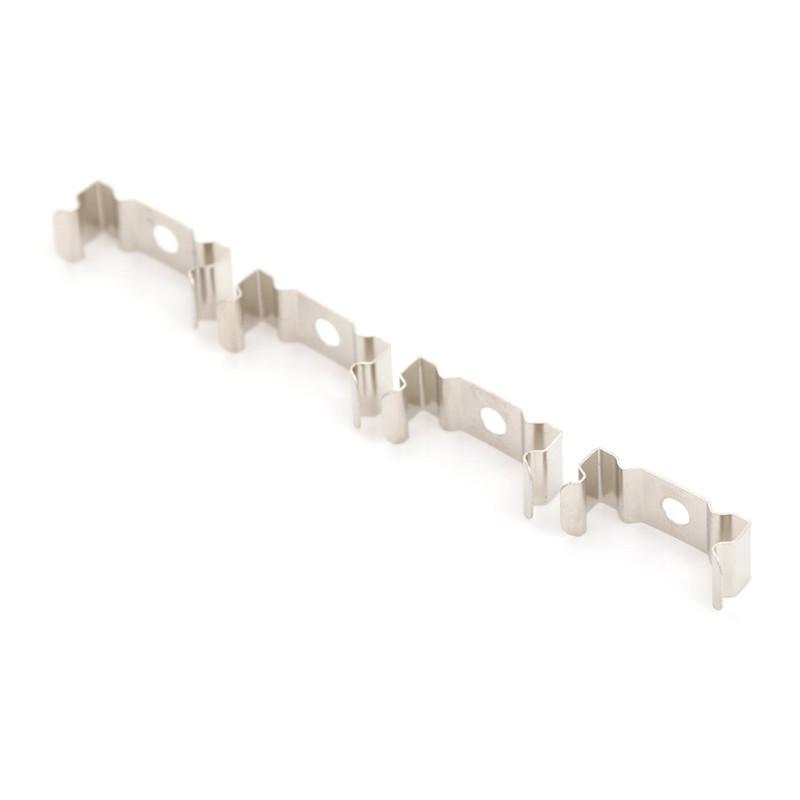 4Pcs T5 Fluorescent Tube Holder Bracket Clips Socket Silver Lighting Accessories Fixing Clips Fixing Bracket