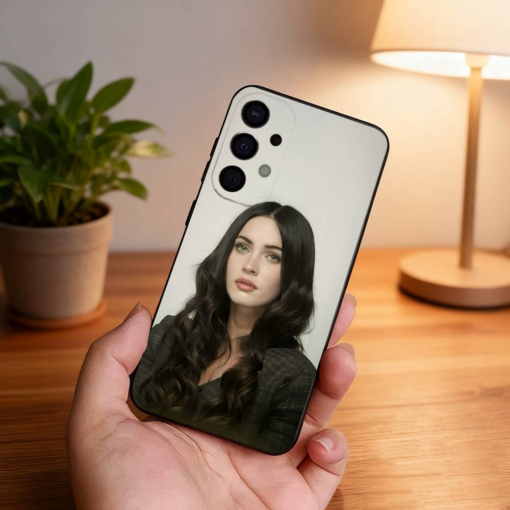 

Actress M-Megan Fox Shockproof Phone Case For Samsung S26,S25,S24,S21,S22,S23,S30,Ultra,S20,Plus,Fe,Lite,5G Black Cover Samsung S20fe