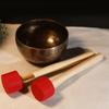 Yoga Singing Bowl Silicone Stick Handmade Wood Hammer Meditation Tibetan Bowl Mallet Home Decoration Healing Gift