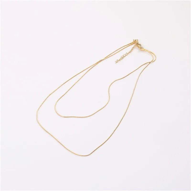 Women Necklace Chain Choker Necklaces Thin Chain On The Neck Minimalist Pendant Jewelry Gifts Chocker Collar for Girl