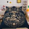 3D Beauty Skull Printing Bedspreads Twin Size Polyester Home Bedding Set Boy High Quality Home Duvet Cover Set