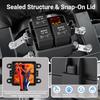 3 Way 12V Waterproof Relay Box Pre-Wired Fuse and Relay Box 3x4 Pin 40A Relay and 3 ATC/ATO Blade Fuse for Automotive Cars Truck