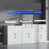 Plastic Two-Drawer Locking Storage Cabinet