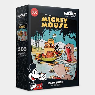 Mickey Mouse Meets Hippo Jigsaw Puzzle Disney Animation 500 Piece