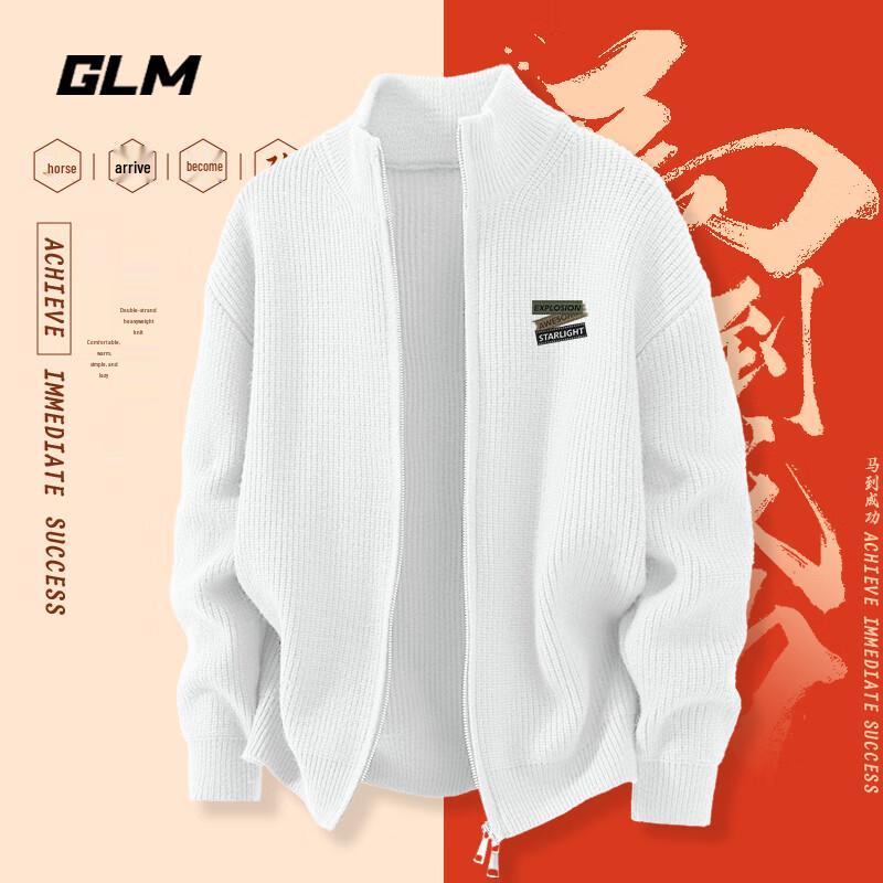 GLM Men's Full-Zip Knit Cardigan Sweater
