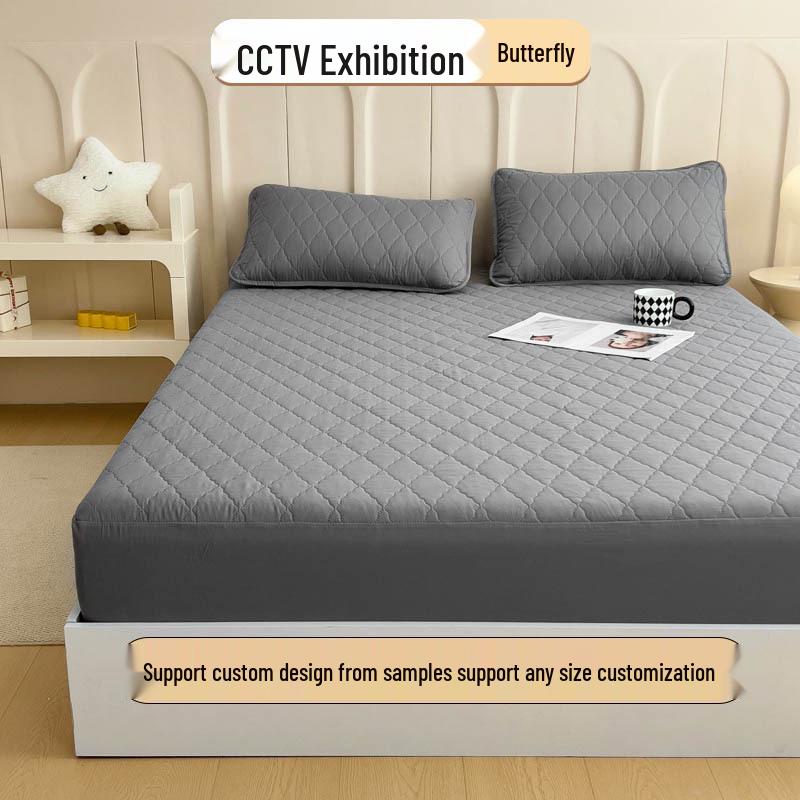 Protector de Saltea Cearșaf cu Colțuri Matlasat Impermeabil Anti-Alunecare