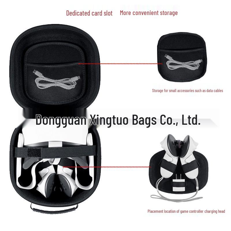 Meta Quest 3 EVA Hard Shell VR Glasses Storage Bag for Quest 3/VisionPro