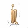 Abstract Human Statue Artistic Minimalist Table Figurine Shelf Display Modern Sculpture for Living