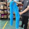 DIY 2 Meter Natürliche Straußenfedern Boa 1 2 3 4 6 Lagen Federn Boa für Hochzeits-Weihnachts-Party-Kleid Dekoration Schal Accessoire Schal
