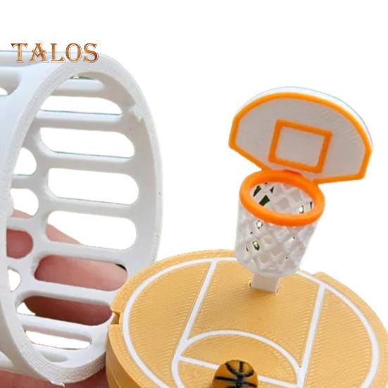 Fingertip Basketball Court Mini Toy Portable Pitching Device 3D Printed BPA-Free Fun Game for Travel Hiking