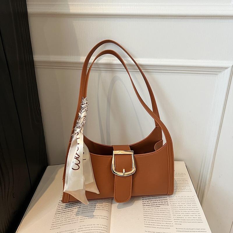 Premium women's bag niche design bag women's 2025 new versatile fashion shoulder bag underarm bag method stick bag