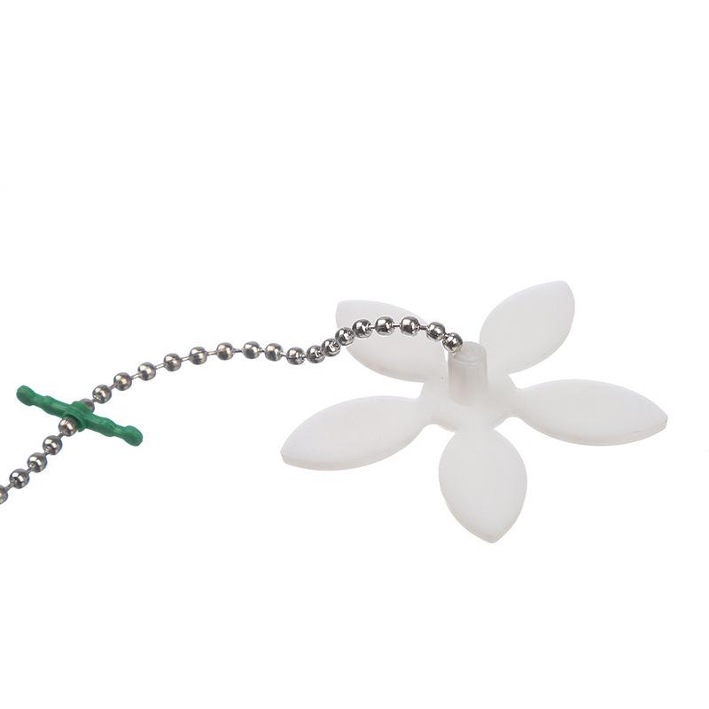 1Pcs Bathroom Pipe Anti-blocking Hair Cleaning Hook Small Flower Shape Sewer Hair Cleaner Dredge