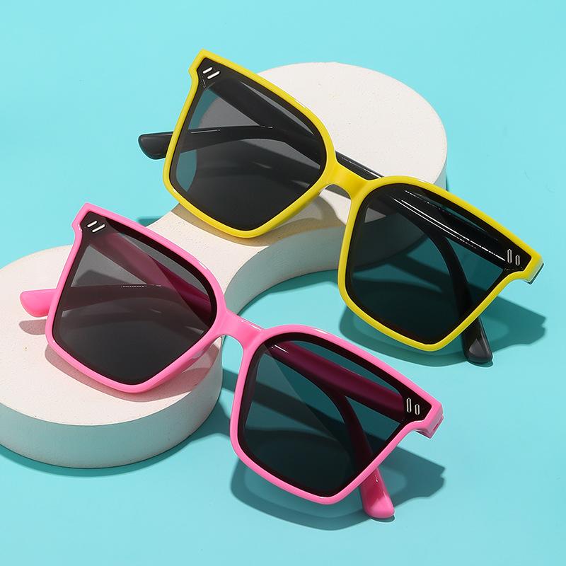 L04 New Children'S Square Sunglasses 2024 Cute Baby Cute Fashion Versatile Outdoor Sunglasses Children'S Glasses