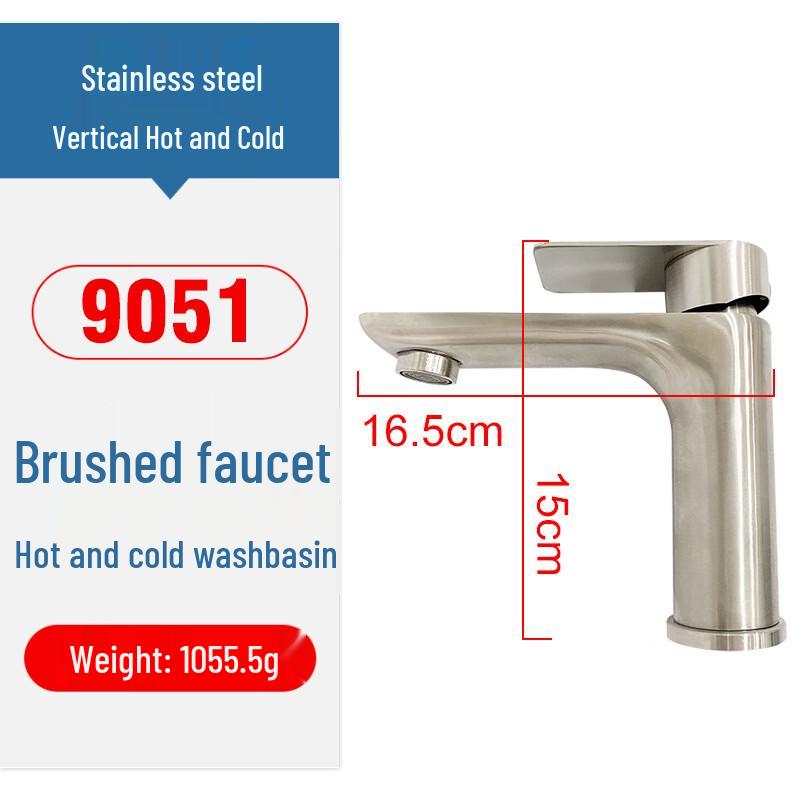 

TLXT Stainless Steel Hot & Cold Basin Faucet