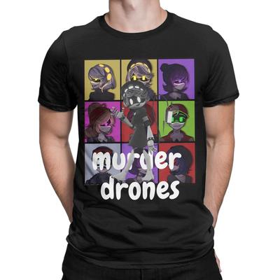 Murder Drones T Shirts Men 100% Cotton Hipster T-Shirts O Neck Tees Short Sleeve Clothes Summer