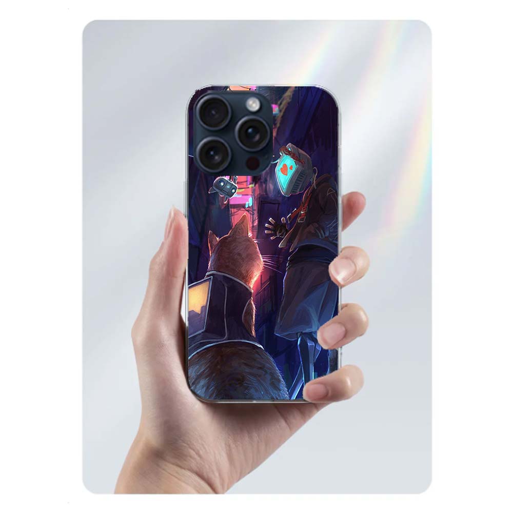 Game S-Stray Cat Clear Phone Case For Iphone 17 Air 16 Pro Max 15 Pro 14 Plus 17E 16E 11 13 12 Mini Cover Cases Fundas Cell TPU