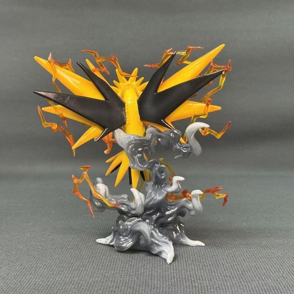 New In stock Anime Pokemon Figure Zapdos Action Figures Figure Statue Doll Set Desk Decoration Toys Kids Birthday Gifts