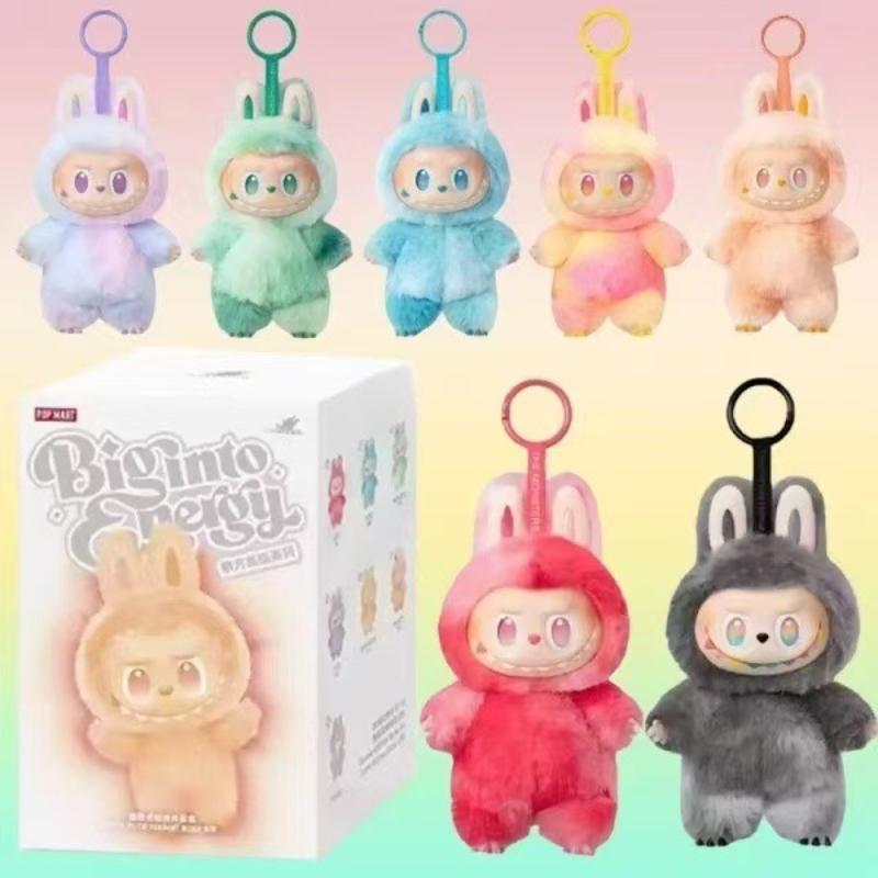 Popular Labobo Third Generations Plush Keychains Trendy Bubble Mart Soft Short Vinyl Plush Doll Toy Cute Cartoon Pendant for Schoolbags Handbag Car