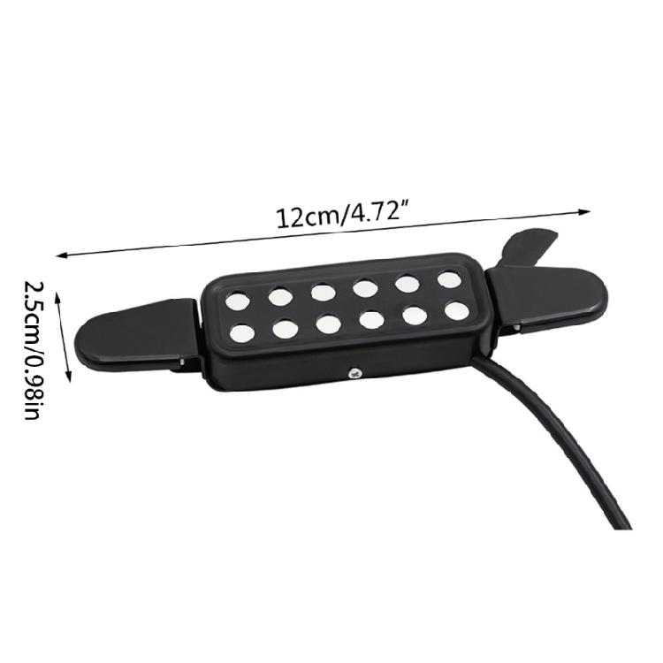 Guitar Soundhole Pickup with 300cm Cable for 39inch to 42inch Acoustic Guitars
