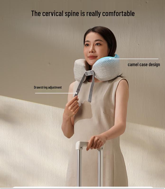 Portable U-Shaped Neck Massager Pillow