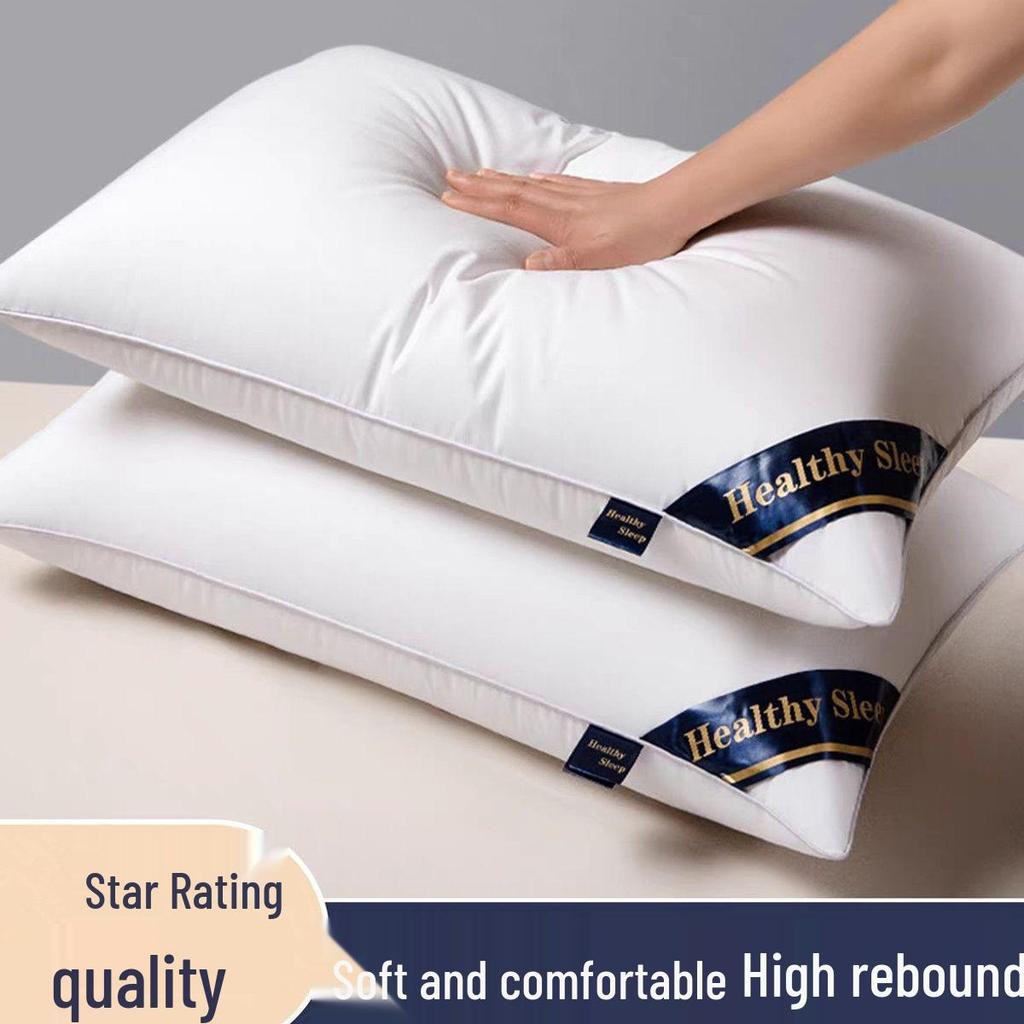 Orthopedic Cervical Support Pillow Set - 2 Pieces for Adults, Maintains Shape, Promotes Sleep & Protects Spine.