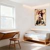Dirty Dancing Vintage Metal Tin Sign, Weathered Rusty Border, Romantic Dance Scene Wall Decor for Movie Fans, Home Bar Cafe Man