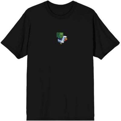 Minecraft Chicken Jockey Black T-Shirt
