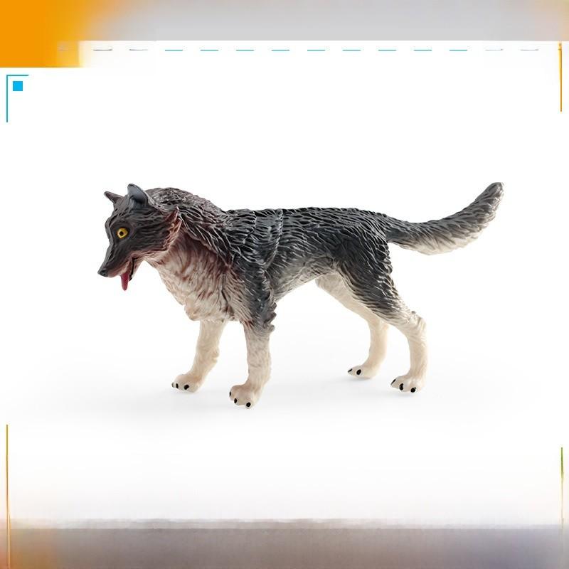 Childrens Animal Figurines Pvc Collection With Realistic Wolves And Huskies For Learning And Display