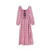 NEWOPEN 2025 Early Spring French Retro Striped Waist-Hugging Dress C3617