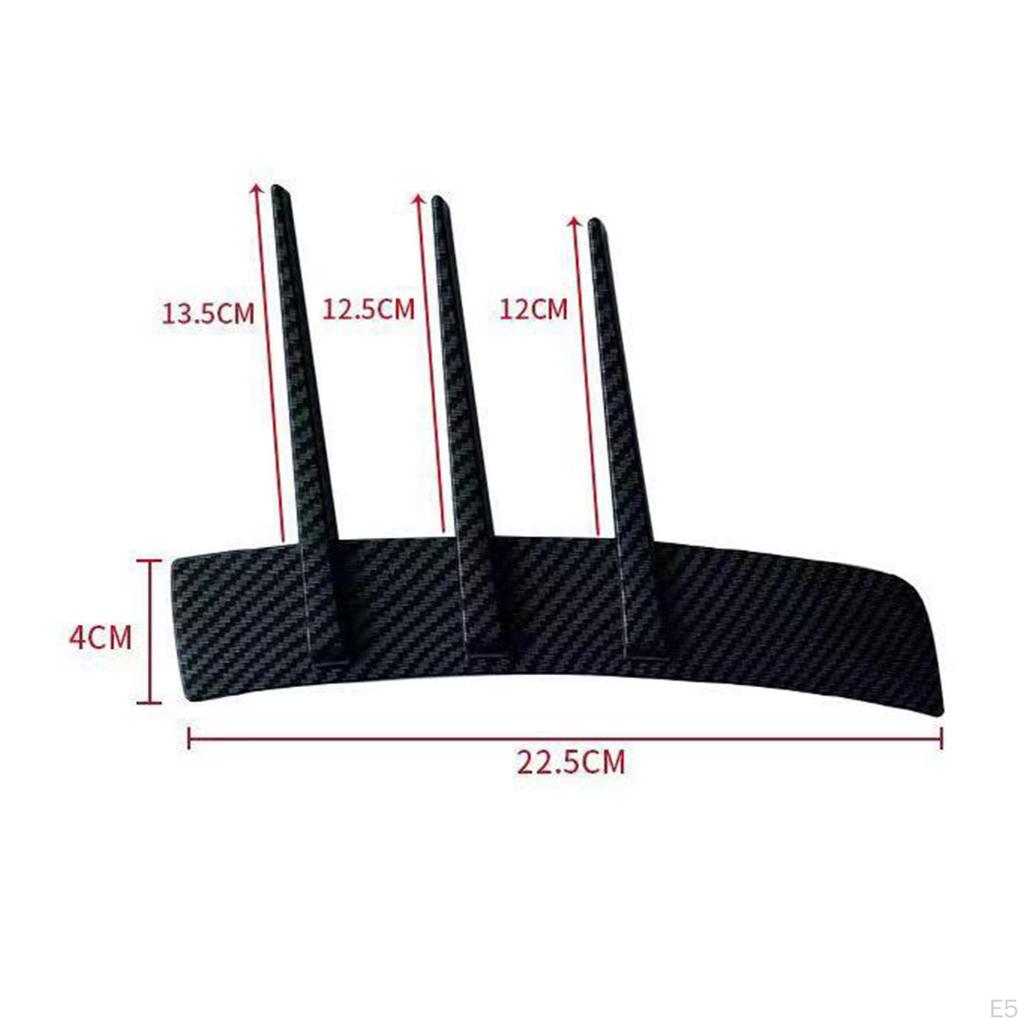Air Intake Hole Trim 1 Pair Replace Exterior Accessories Practical Car Side Apron Stickers