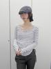 Hey Y2K Striped Hunting Cap (Black)