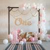 7.2ft Wooden Wedding Arch Wedding Decor for Yard Dark Brown 7.2ft x 7.2 ft/L x H
