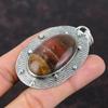 Red Snakeskin Jasper Pendant 925 Sterling Silver Pendant Genuine Gemstone Jewelry Handmade Unique Style Pendant Gift For Wife Silver Jewelry