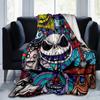 1pc Christmas Nightmare Printing Blanket - Soft, All-Season Throw for Living Room, Beroom,Personalize Gift with Aorable Cartoon Esign