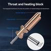 For Flashforge AD5X Nozzle Upgrade Detachable 0.4 0.6 0.25 0.8mm for Flashforge AD5X Hotend Extruder Quick Release Heater Block