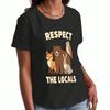 Respekt Murmeltier Unisex Baumwoll-T-Shirt, Premium-Baumwoll-Druck, Langlebig, Lässige Mode. Süße Murmeltier-Grafiken, Perfektes Geschenk für Murmeltier-Liebhaber