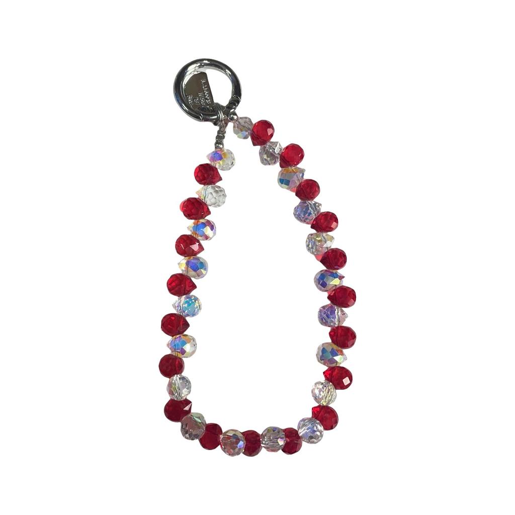 Crystal Bead Mobile Phone Chain, Wristband Sling, Phone Case And Keychain Bag Pendant