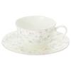 Noritake Tasse Untertasse 220cc Cutie Rose Mikrowellen Knochen Set von & (Paar Set) (Kaffee Tee) Design, Sicher, China, 2, P59387A/9940