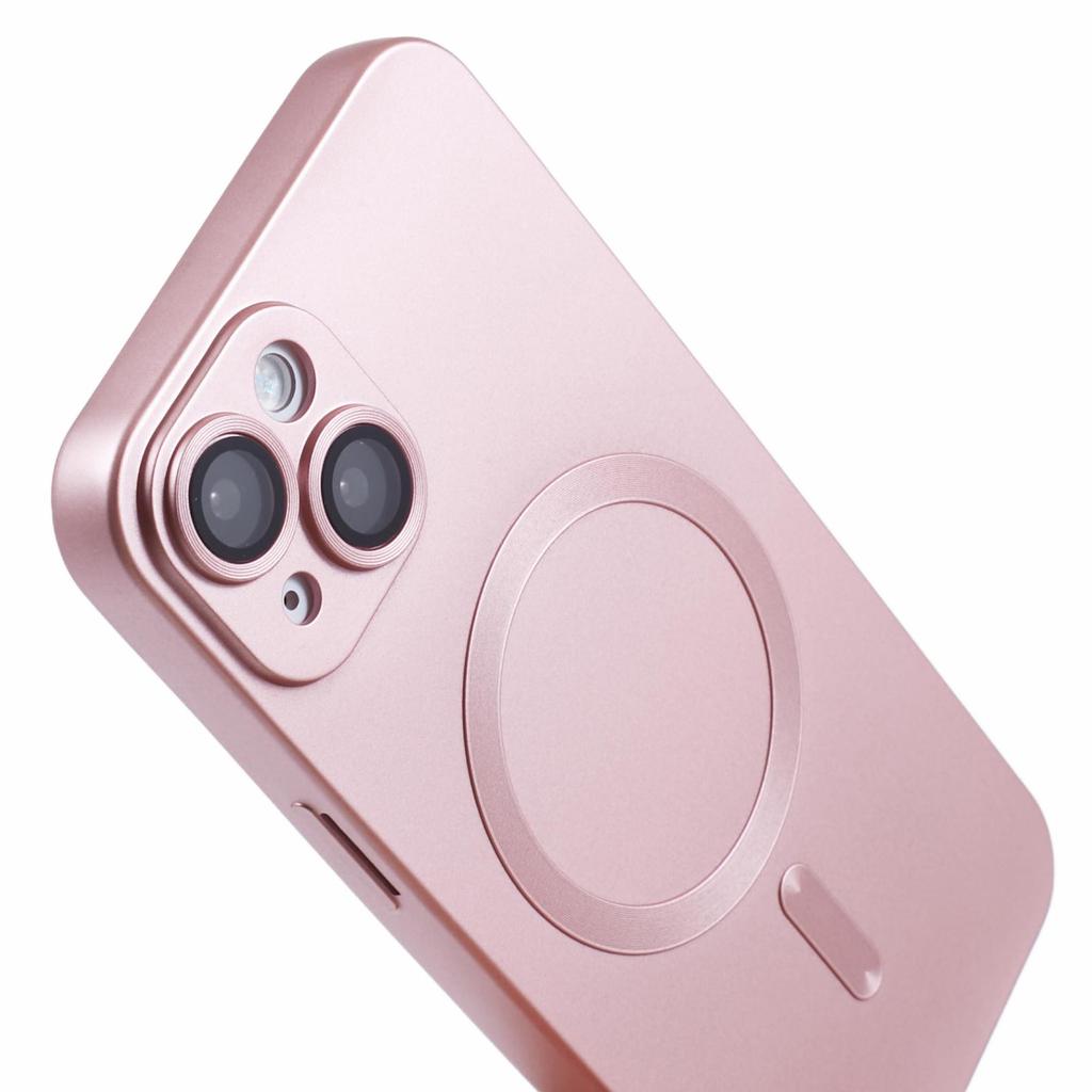 For iPhone 13 Slim TPU Case Rubberized Phone Cover with Lens Film Compatible with MagSafe