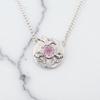 Morganite Gemstone 925 Sterling Silver Jewelry Handmade Pendant 0.92" For Women CP-34-12