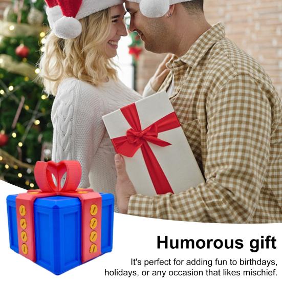 Cutie cadou 3D enervantă, cutie cadou interactivă cu puzzle, cu șuruburi, cutie cadou surpriză, ornamente de desktop pentru prieteni și copii