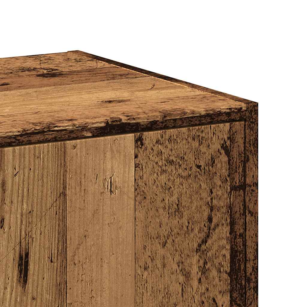 Vidaxl Szafka Apteczna, Stare Drewno, 30X41X118 Cm