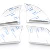 Car Stainless Steel Steering Wheel Decoration Cover Trim Sticker for Ford Focus 2 MK2 2005 - 2013
