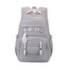 Schoolbag new solid color middle school student backpack in the season outing high value soft sister cute small fresh backpack