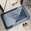 Bathroom, Bathroom, Soft Diatom Mud Floor Mat, Bathroom Door Non-slip Foot Mat, Toilet Door Mat, Bathroom Quick-drying Carpet