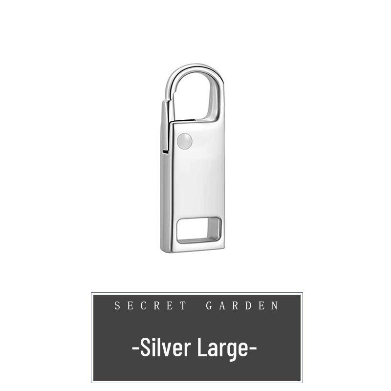 Alloy Replacement Zipper Pull Tab for Backpack and Jacket