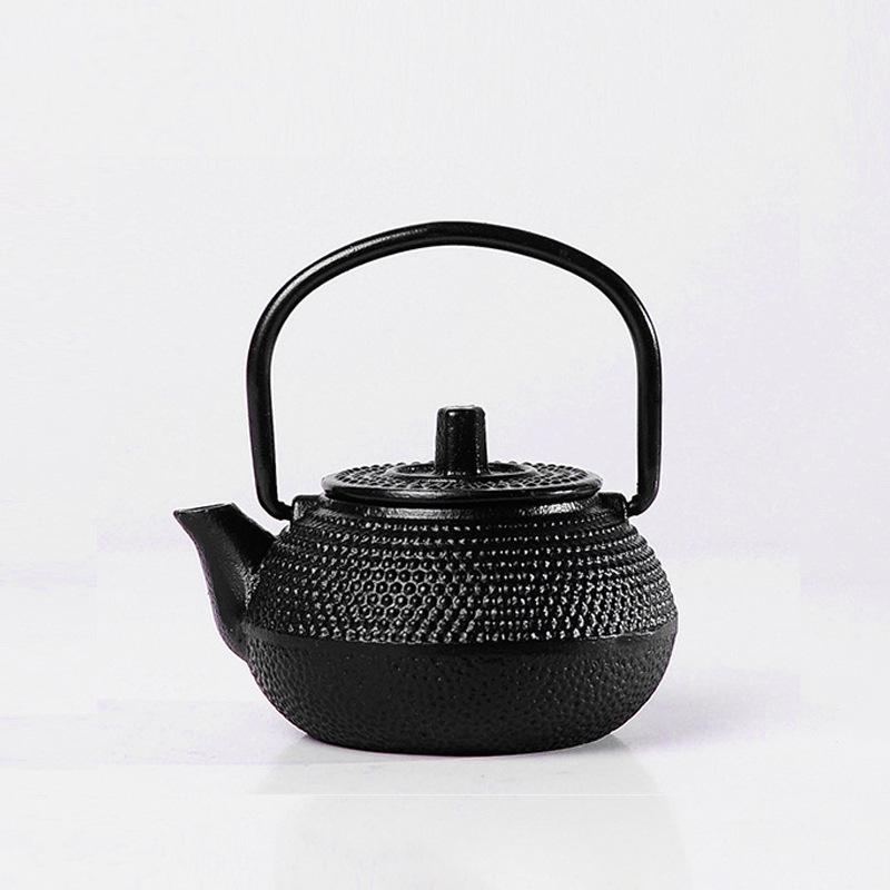 Retro Matte Cast Iron Kettle 0.3L0.6L0.9L1.2L1.8L Small Particle Imitation Southern Japan Iron Pot